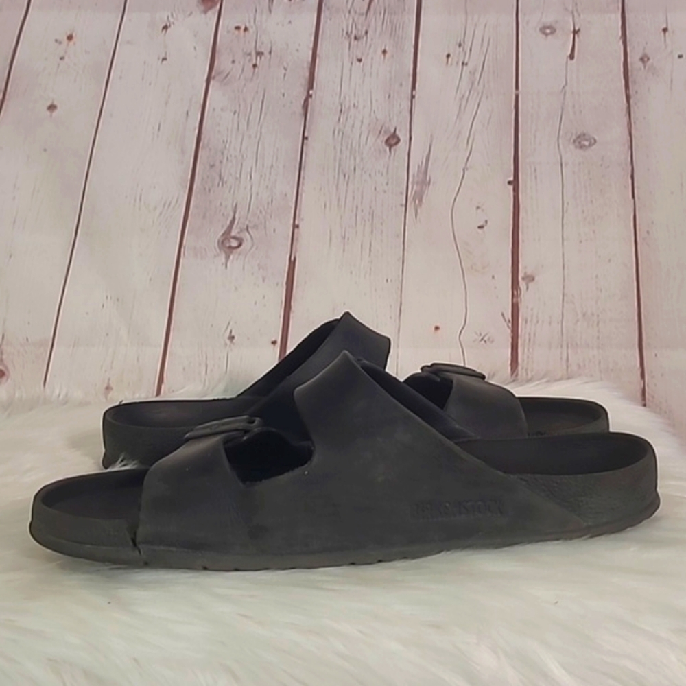 Birkenstock Gizeh Essentials Sandal Black Mens Size 45 / US 12 290 NEEDS REPAIR - Picture 14 of 16